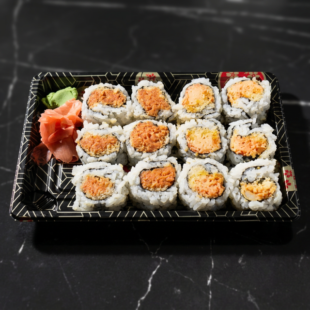 Spicy Crunchy Tuna Roll.